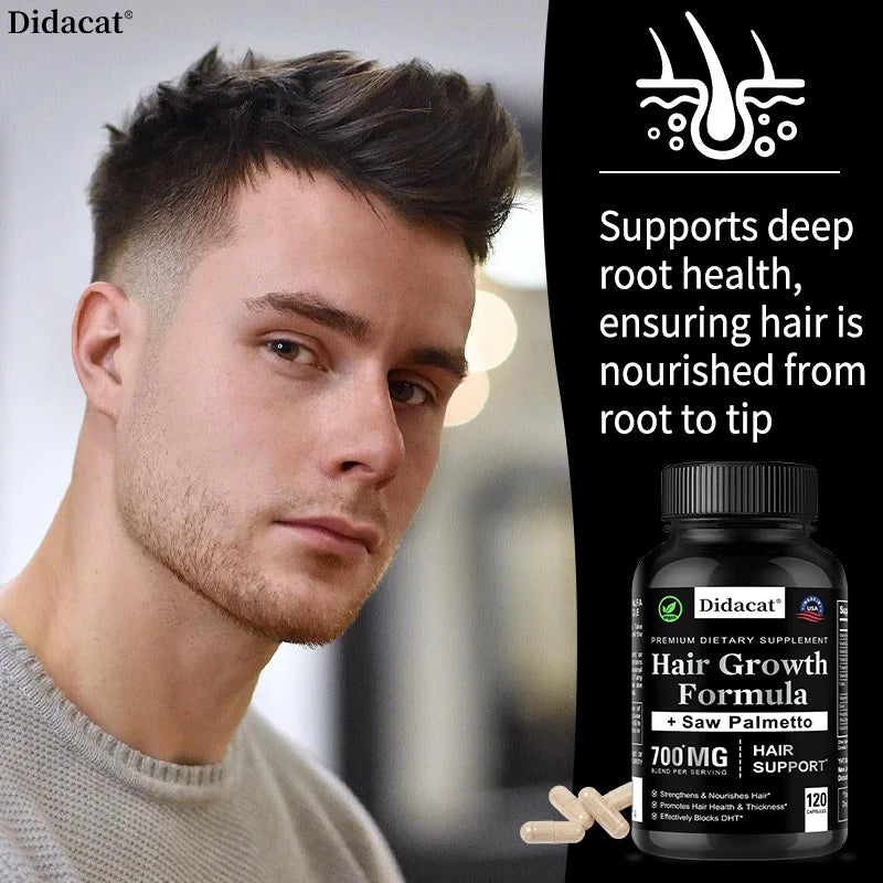 Hair Loss Supplements for Men & Women Strong Hair - Promotes Hair Growth