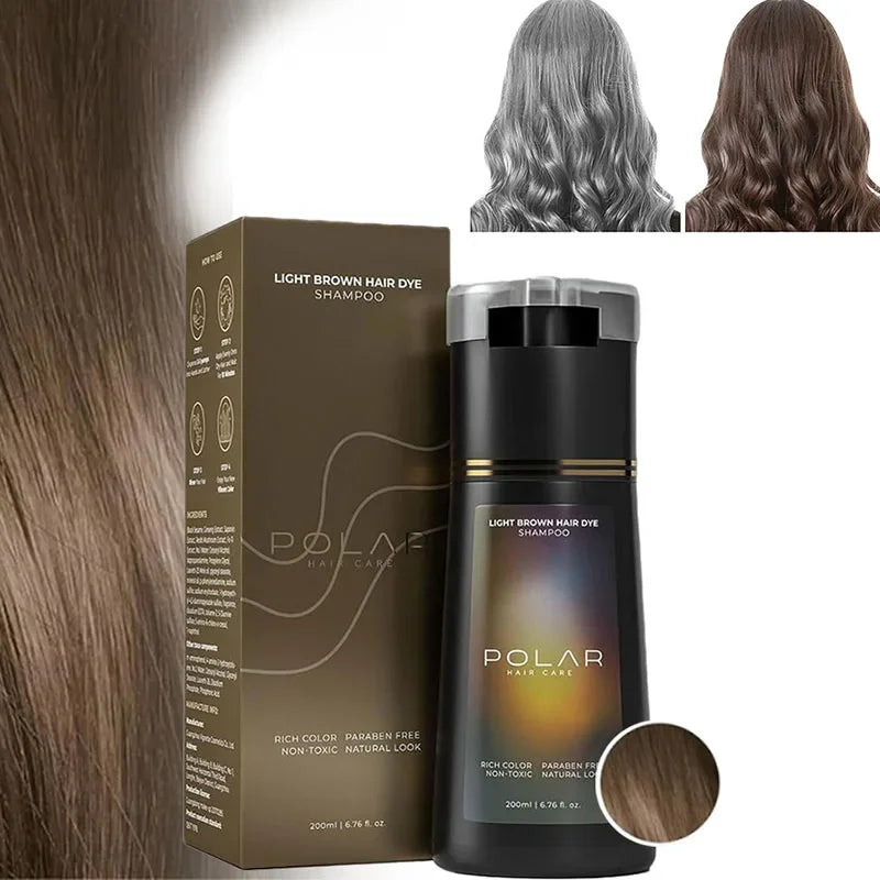 3-in-1 Hair Dye Shampoo Quick Color Shampoo White Hair Quick Blackening