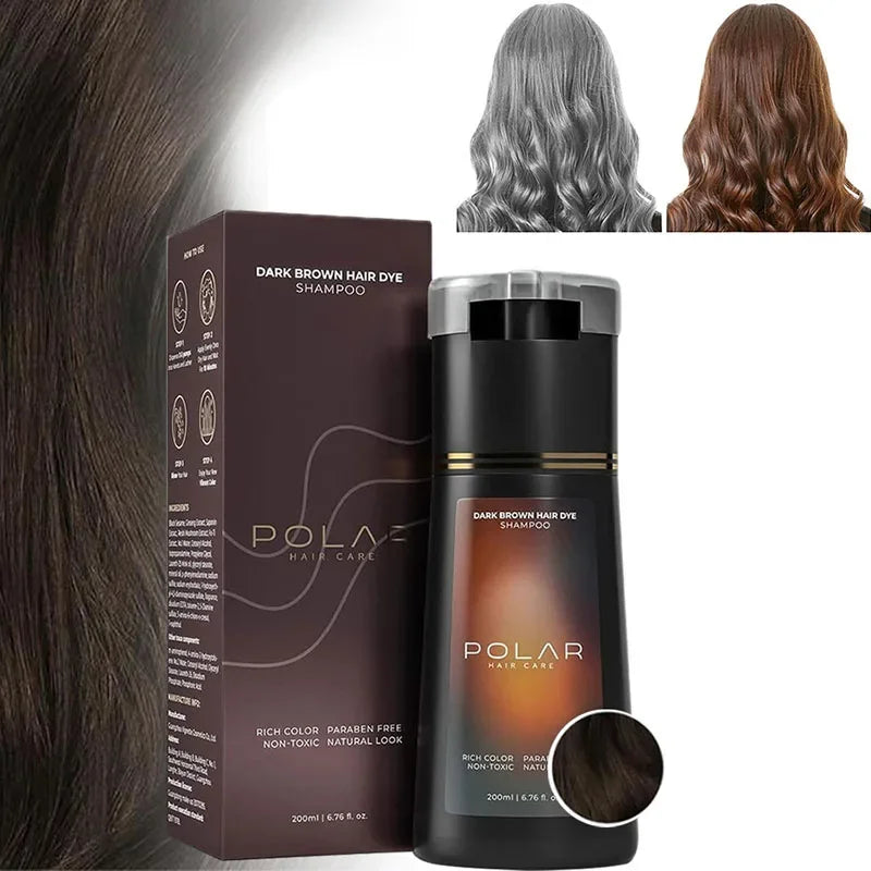 3-in-1 Hair Dye Shampoo Quick Color Shampoo White Hair Quick Blackening