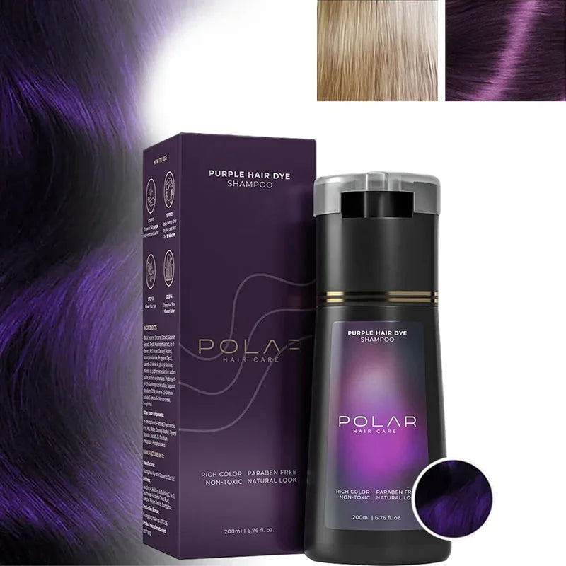 3-in-1 Hair Dye Shampoo  Quick Color Shampoo White Hair Quick Blackening