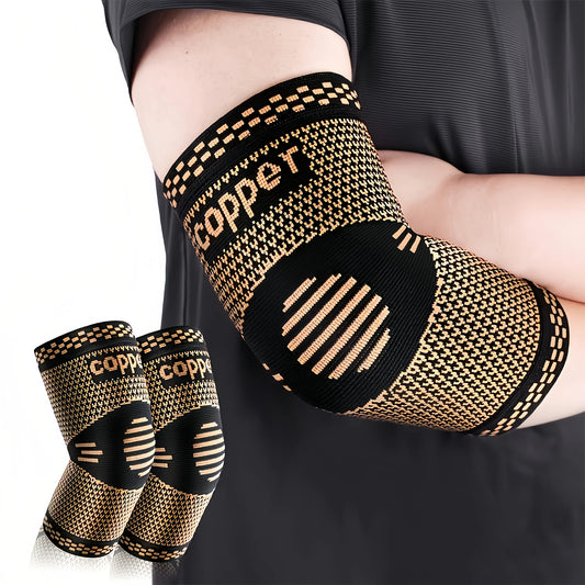 2 Pieces of Copper Ion Sports Elbow Pads,