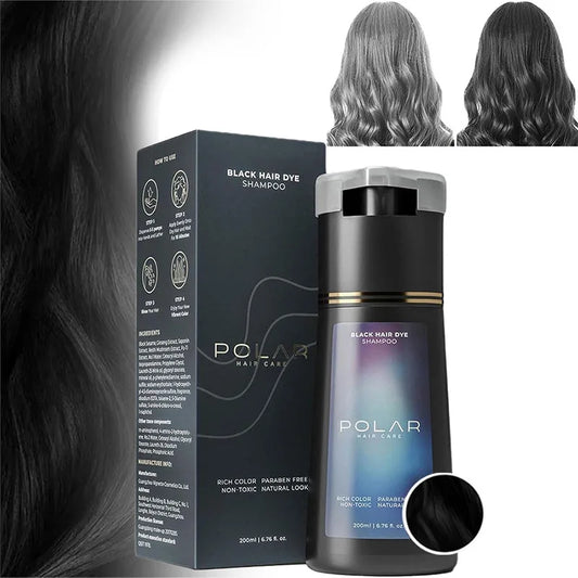 3-in-1 Hair Dye Shampoo  Quick Color Shampoo White Hair Quick Blackening