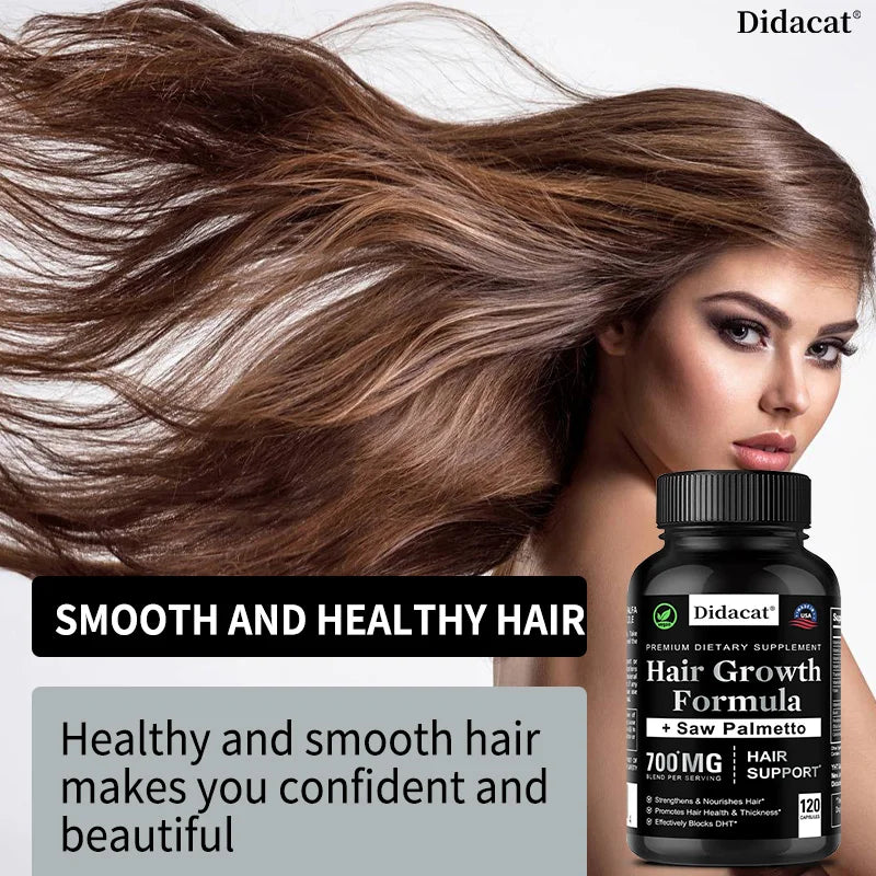 Hair Loss Supplements for Men & Women  Strong Hair - Promotes Hair Growth